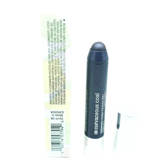 Clinique Chubby Stick Shadow Tint For Eyes 08 Curvaceous Coal - Picture 2 of 4